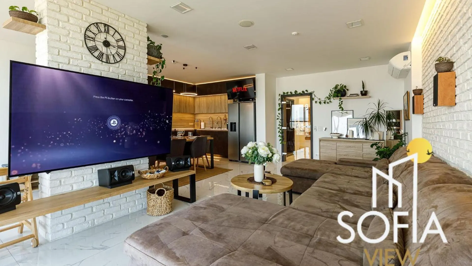 Sofia View - By Metro, Kids Room, Huge Terrace, 2 Garages, Ps5, Playground, Bbq, 24H Security Bulgária