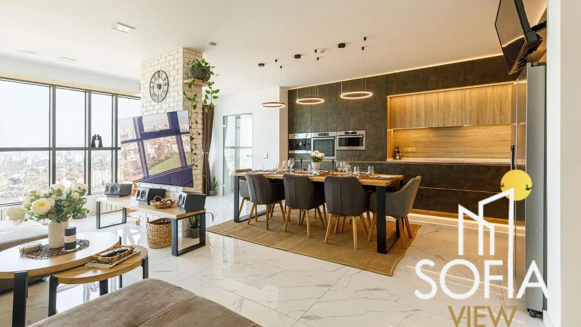 Sofia View - By Metro, Kids Room, Huge Terrace, 2 Garages, Ps5, Playground, Bbq, 24H Security 0*,